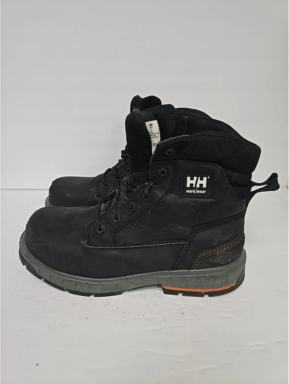 Helly Hansen Men's 6” FreshTech Steel Toe Work Boots HHS232001 Black Size 12M